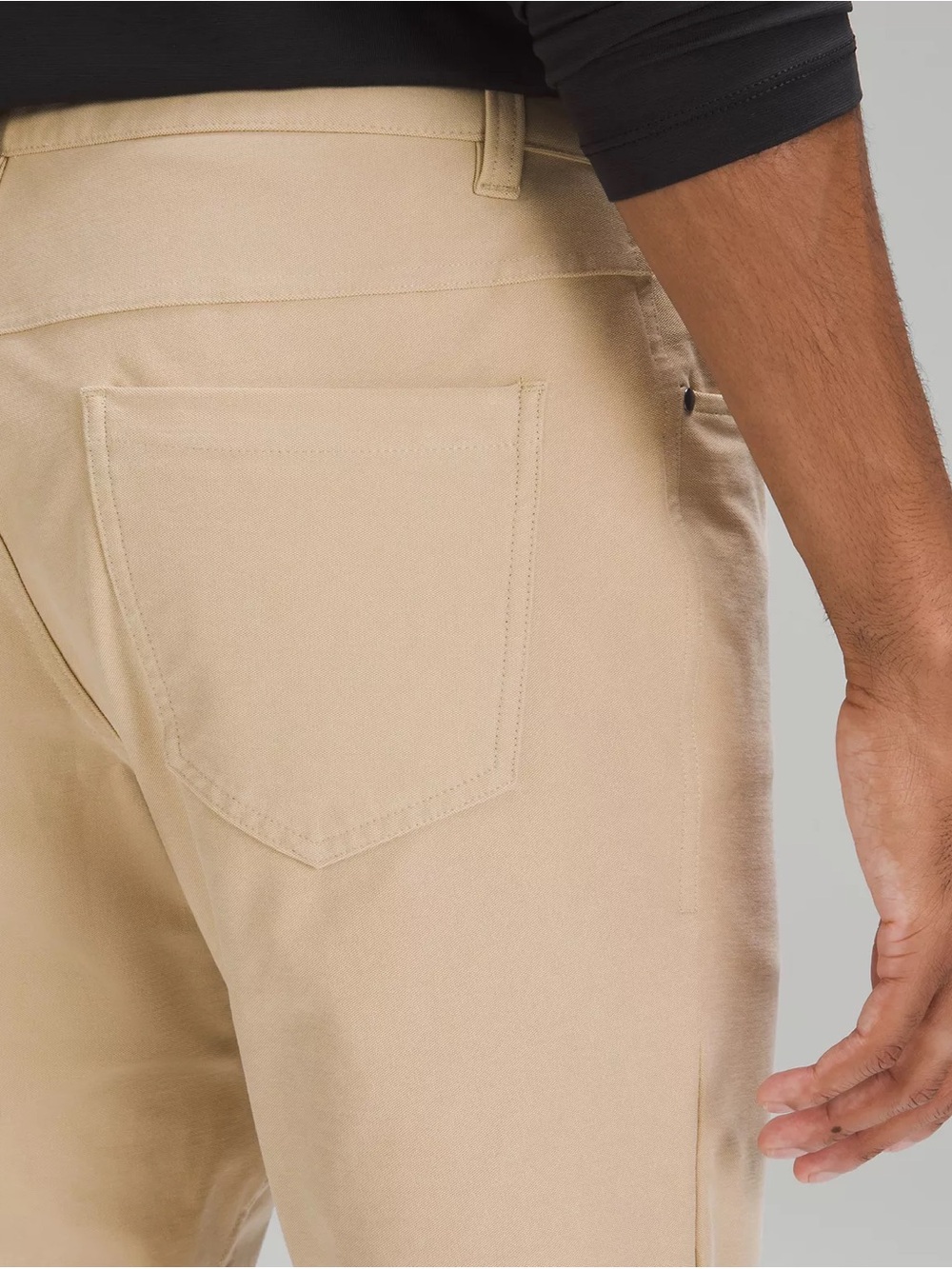 Lululemon ABC Slim Fit Pant 34x32 Warpstreme Khaki Tan Trench 5 Pocket NWOT - Picture 4 of 11